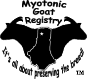 The Myotonic Goat Registry